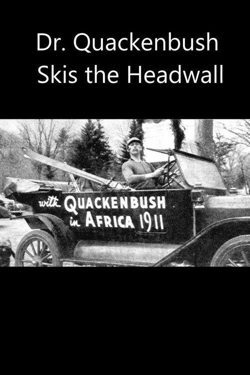 Dr. Quackenbush Skis the Headwall backdrop