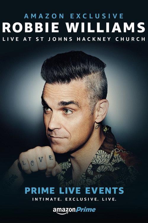 Prime Live Events: Robbie Williams Live at St. John's Hackney backdrop