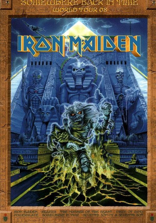 Iron Maden - Somewhere Back in Time World Tour '08, Mumbai India backdrop
