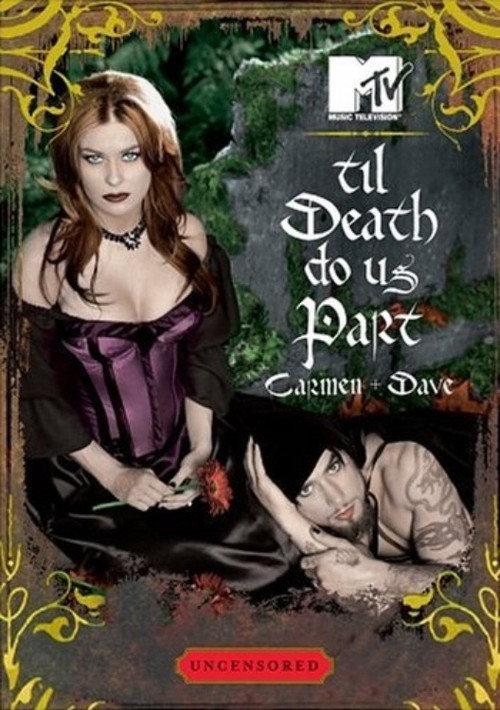 'Til Death Do Us Part: Carmen and Dave backdrop