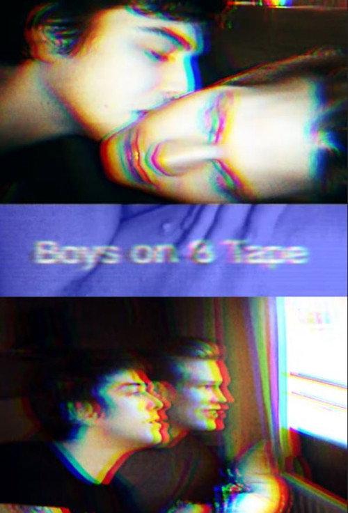 Boys on 8 Tape backdrop