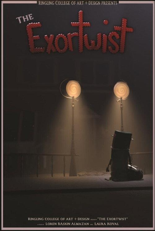 The Exortwist backdrop