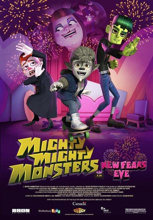Mighty Mighty Monsters in New Fears Eve backdrop