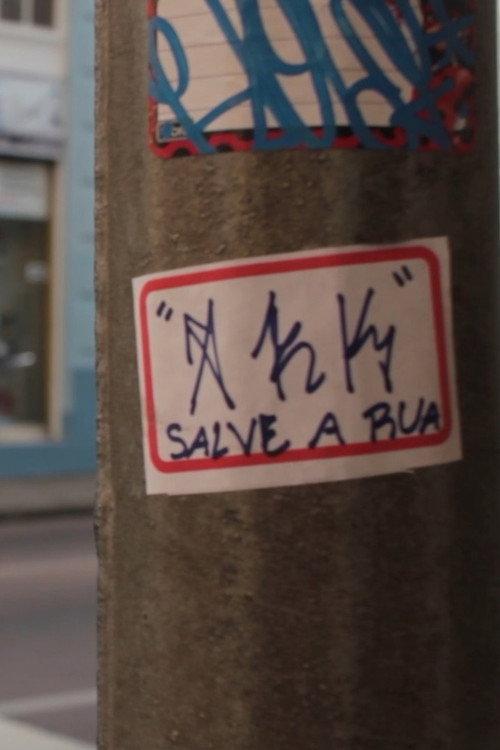 Save the Street backdrop