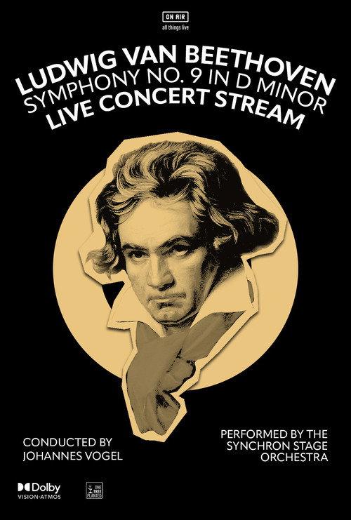 Ludwig van Beethoven's 'Symphony No. 9 in D Minor' backdrop