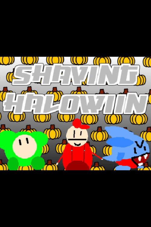 Shaving Halowiin backdrop