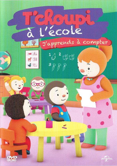 T'choupi à l'école - J'apprends à compter backdrop