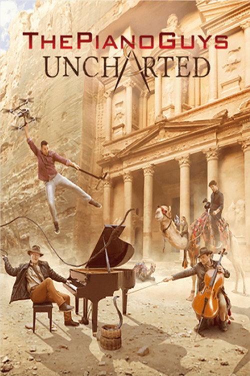 The Piano Guys: Fight Song/Amazing Grace Behind the Scenes backdrop