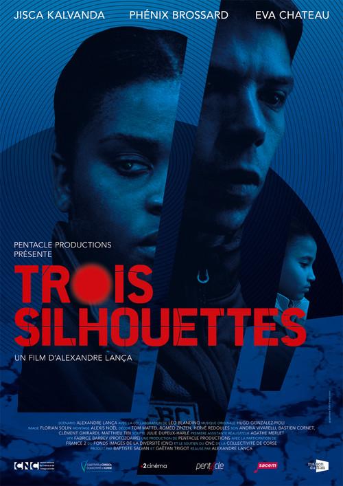 Trois silhouettes backdrop