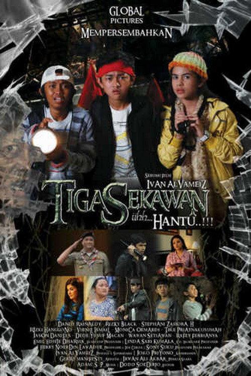 Tiga Sekawan: Iiih... Hantu...??? backdrop
