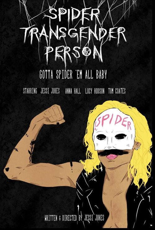 Spider Transgender Person backdrop