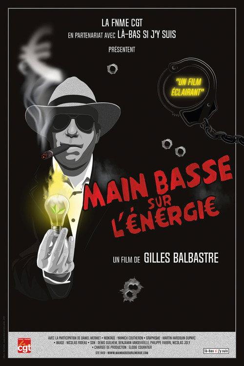 Main basse sur l'énergie backdrop