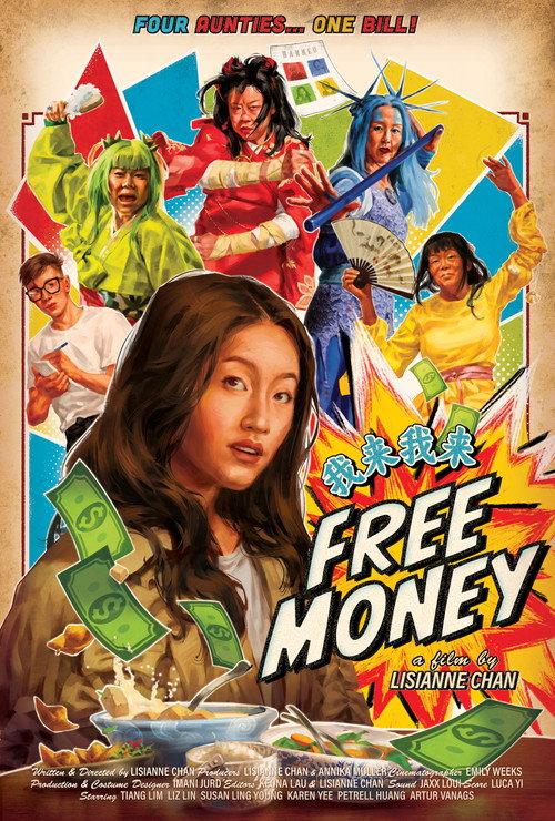 Free Money backdrop
