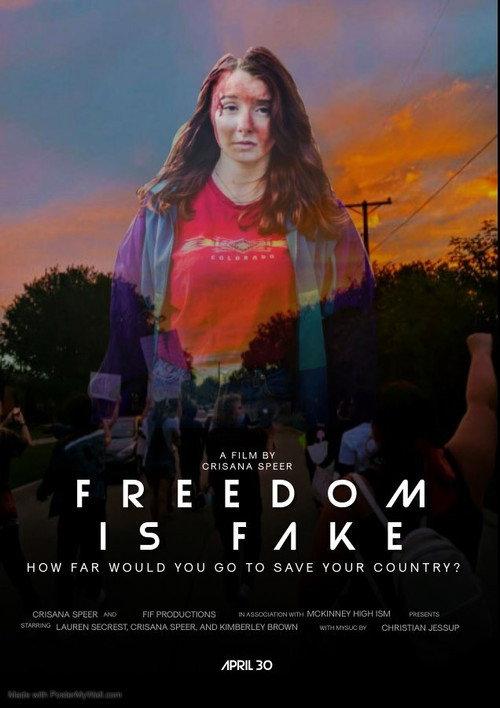 Freedom Is Fake backdrop