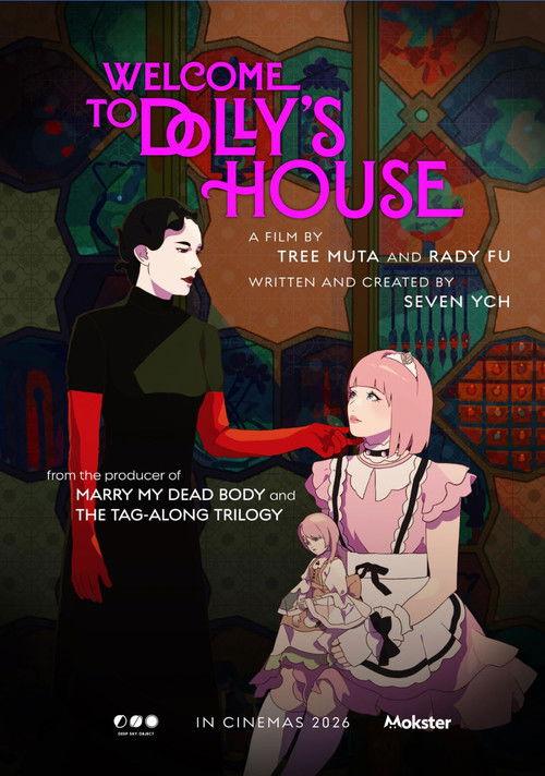 Welcome to Dolly's House backdrop