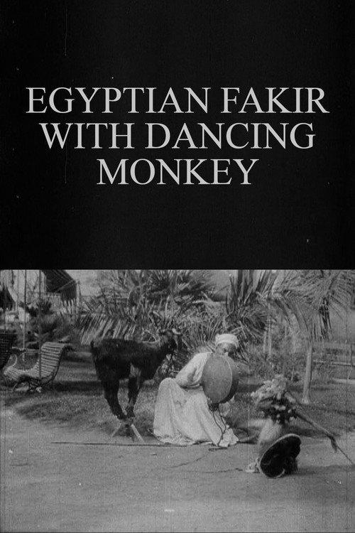 Egyptian Fakir with Dancing Monkey backdrop