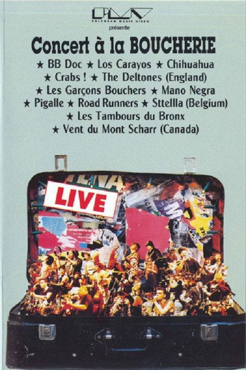 Concert A La Boucherie backdrop