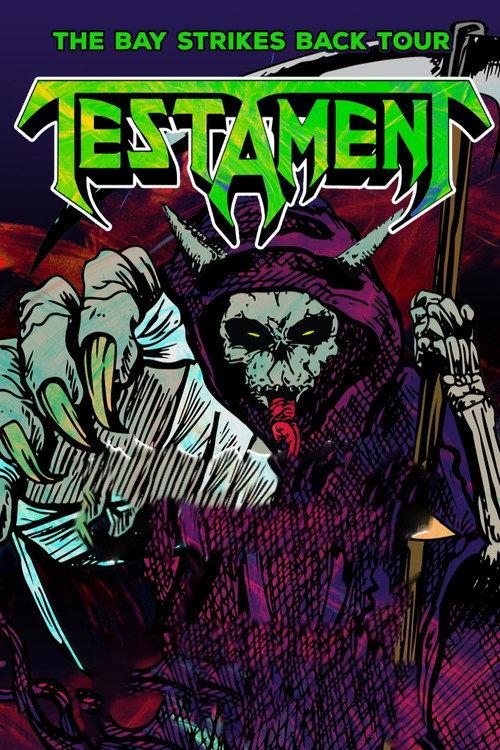 Testament  - The Bay Strikes Back Tour backdrop