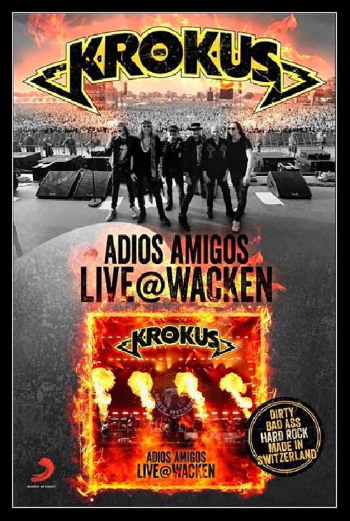 Krokus: Adios Amigos Live @ Wacken 2019 backdrop