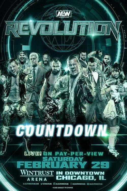AEW Revolution 2020: Countdown backdrop