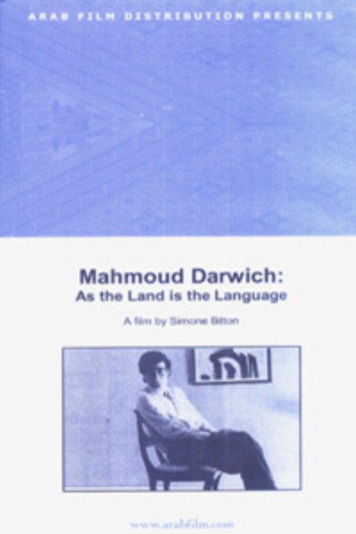 Mahmoud Darwish: As the Land Is the Language backdrop
