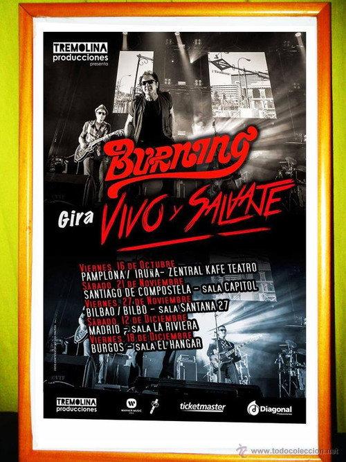 Burning - Vivo y Salvaje backdrop