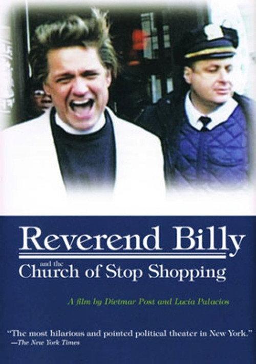 Reverend Billy and the Church of Stop Shopping backdrop