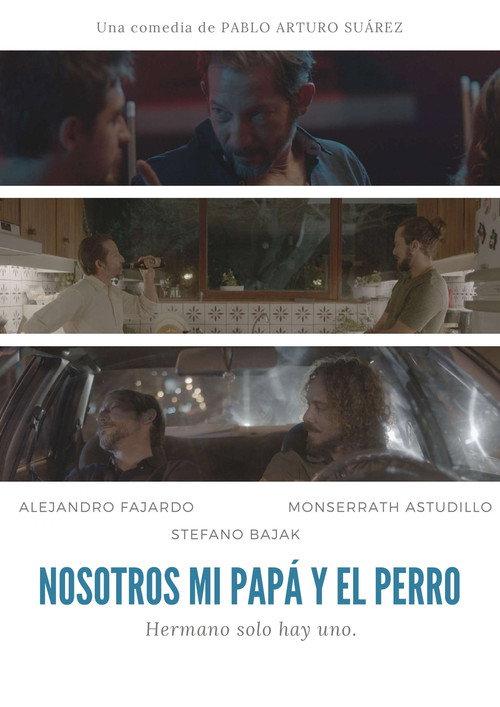 Nosotros, mi papá y el perro backdrop