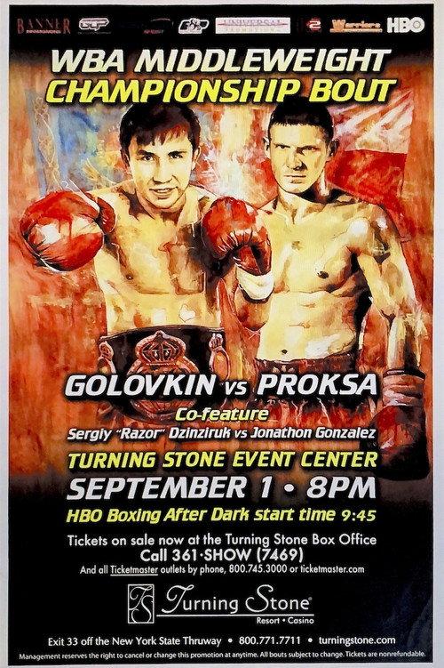 Gennady Golovkin vs. Grzegorz Proksa backdrop
