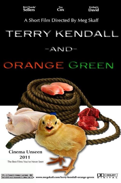 Terry Kendall and Orange Green backdrop