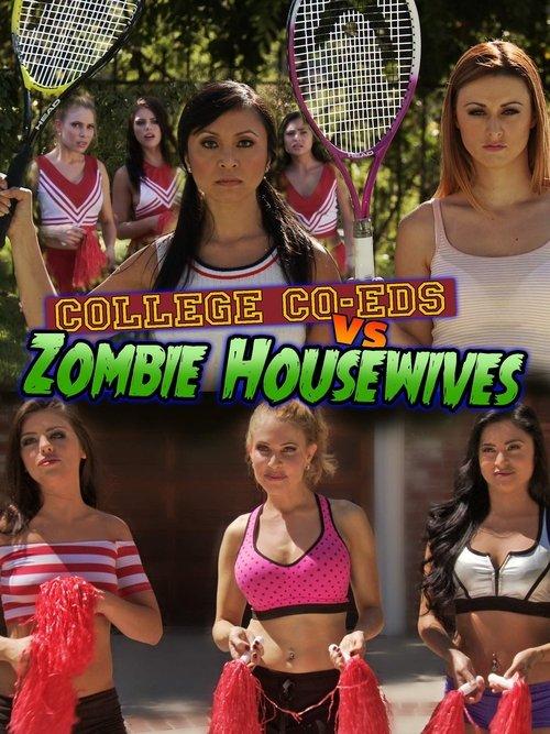 College Coeds vs. Zombie Housewives backdrop