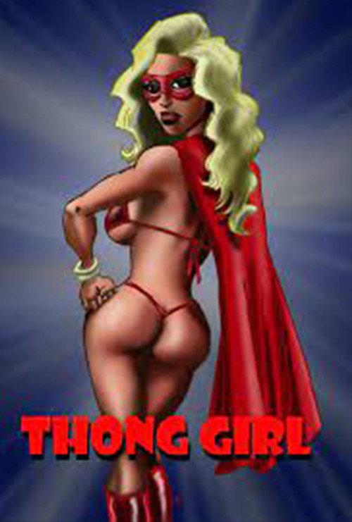 Thong Girl backdrop