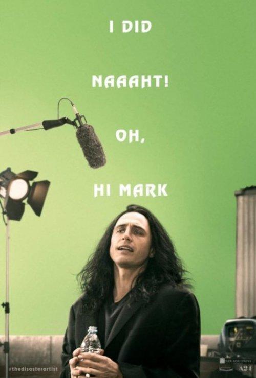 Oh, Hi Mark: Making a Disaster backdrop