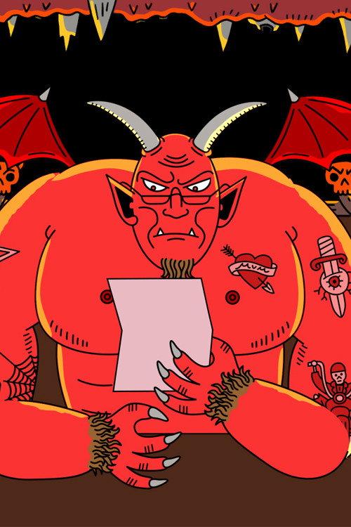 Dear Satan backdrop