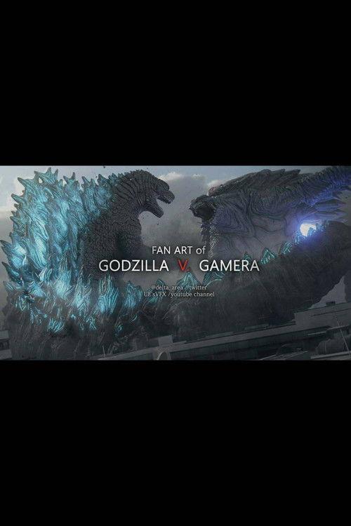 Godzilla V. Gamera backdrop