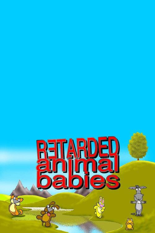 Retarded Animal Babies backdrop
