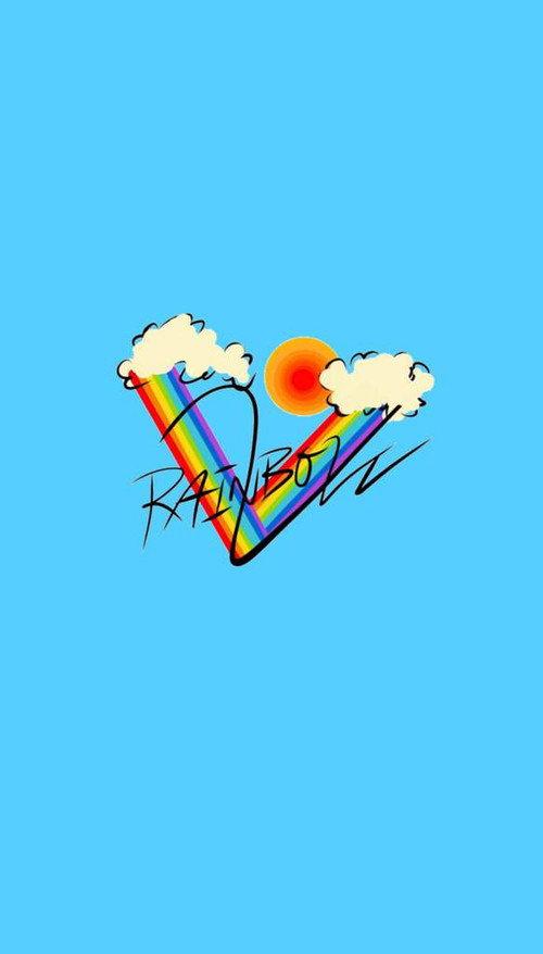 Wayv Rainbow V backdrop