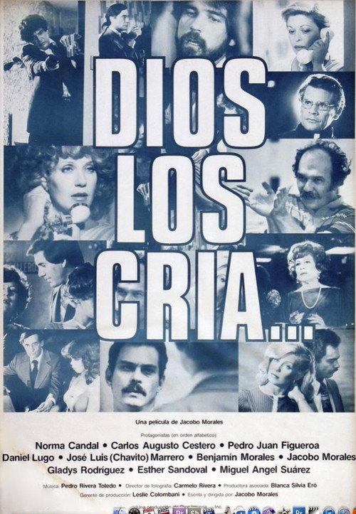 Dios los cría... backdrop