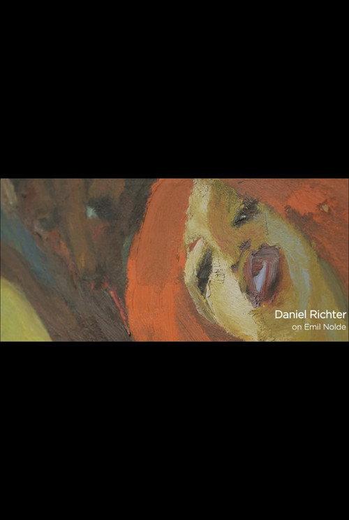 Daniel Richter on Emil Nolde backdrop