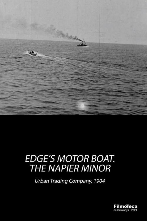 Edge's Motor Boat. The Napier Minor backdrop