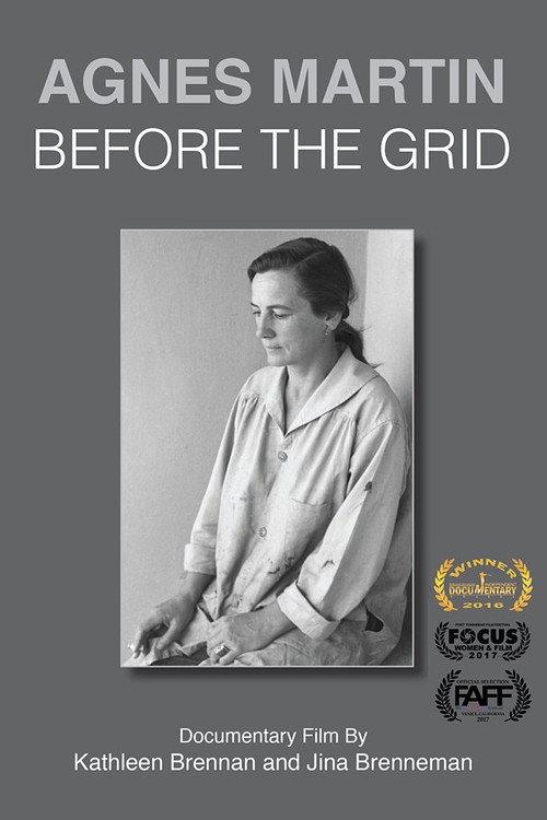 Agnes Martin Before the Grid backdrop