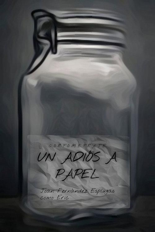 Un adiós a papel backdrop