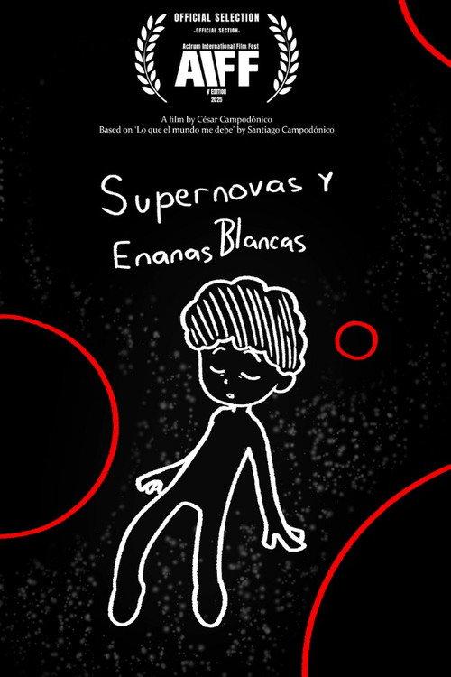 Supernovas y enanas blancas backdrop