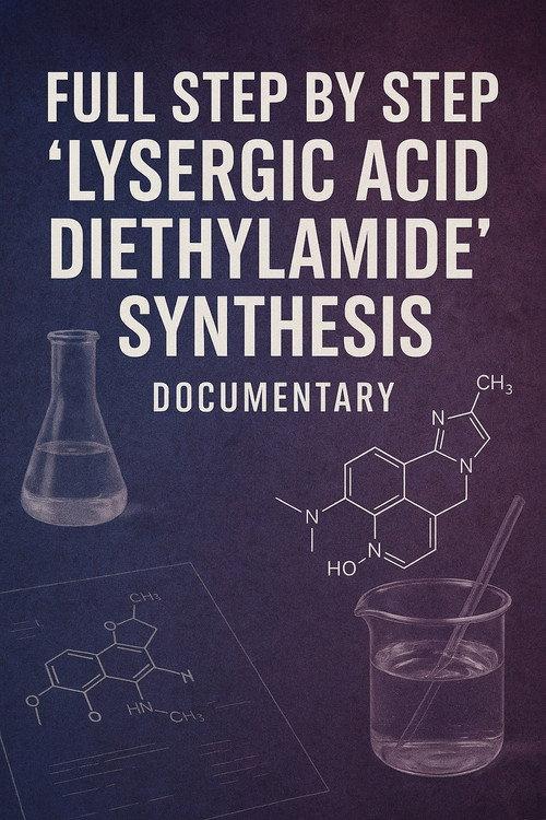 Full step by step "Lysergic acid diethylamide" synthesis backdrop