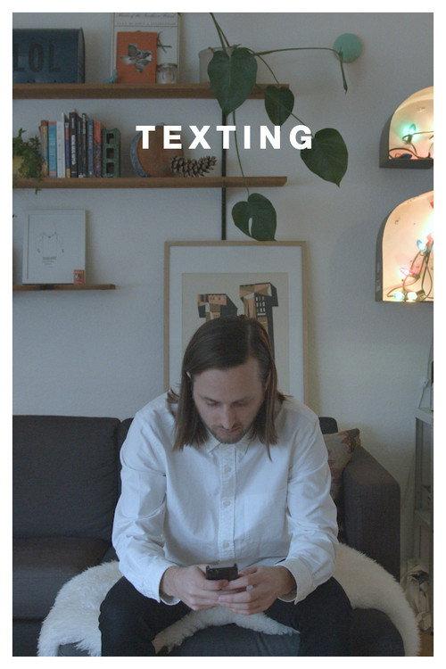 Texting backdrop