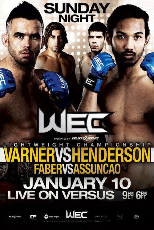 WEC 46: Varner vs. Henderson backdrop