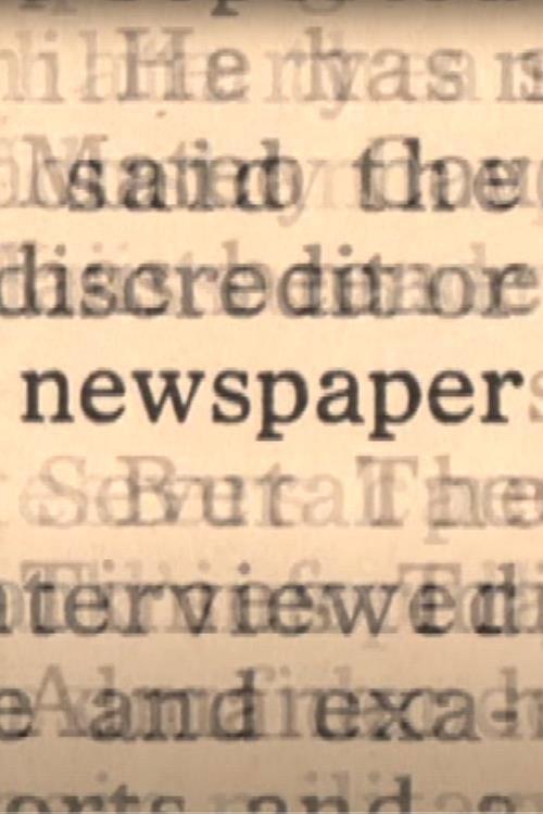 Newspaper backdrop