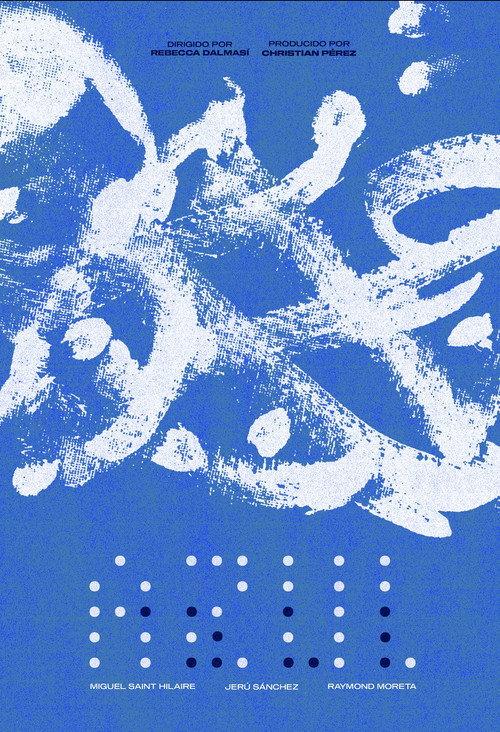 Blue backdrop