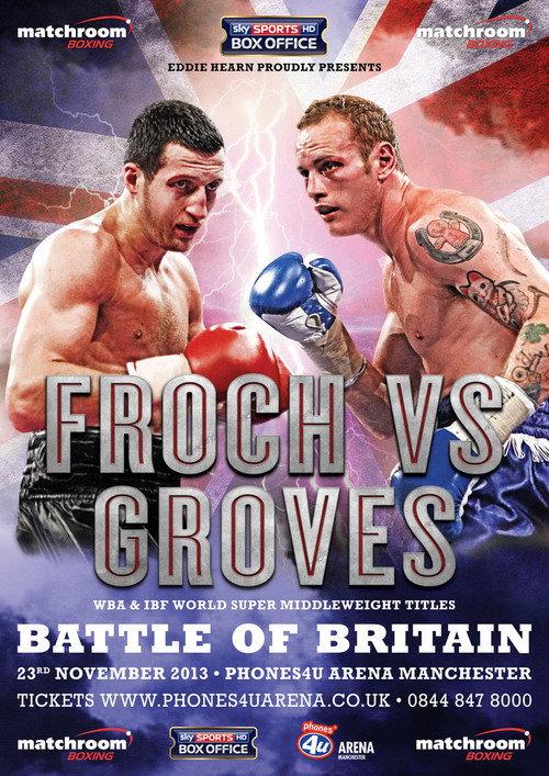 Carl Froch vs. George Groves backdrop