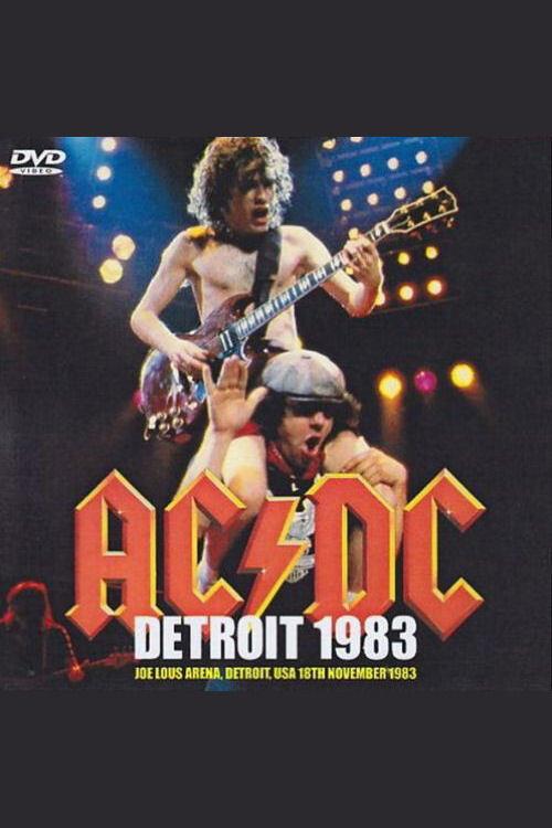 AC/DC  Joe Louis Arena Detroit USA November 18 1983 backdrop